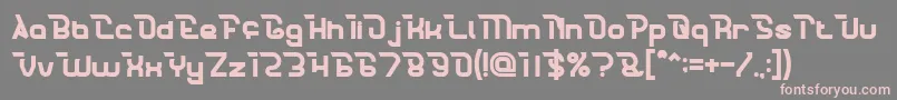 fuente CrumbleBold – Fuentes Rosadas Sobre Fondo Gris