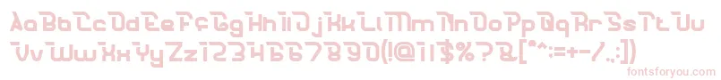 CrumbleBold Font – Pink Fonts on White Background