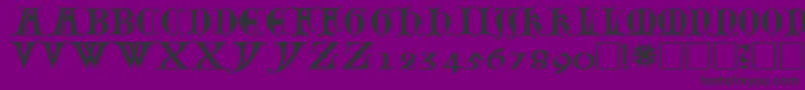 More about Lubeck0 Font Lubeck0 Font – Black Fonts on Purple Background