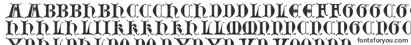 フォントLubeck0 – ズールー文字
