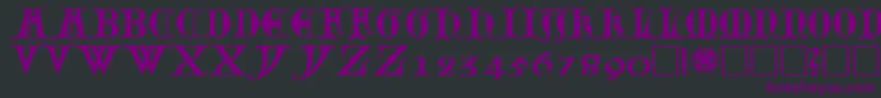 Подробнее о шрифте Lubeck0 Шрифт Lubeck0 – фиолетовые шрифты на чёрном фоне