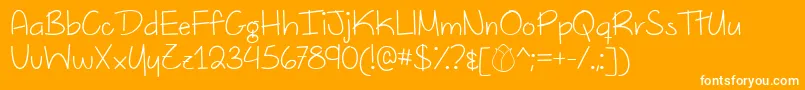 Más sobre la fuente DutchTulipsDemo fuente DutchTulipsDemo – Fuentes Blancas Sobre Fondo Naranja