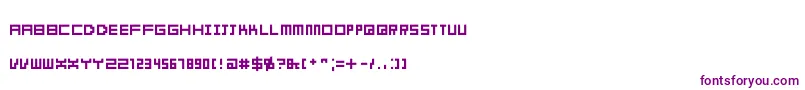 Obelusdwarf Font – Purple Fonts on White Background