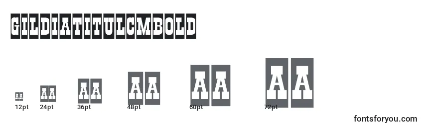 sizes of gildiatitulcmbold font, gildiatitulcmbold sizes