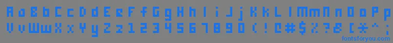 Weitere Informationen zur Monooge0556-Schriftart Monooge0556-Schriftart – Blaue Schriften auf grauem Hintergrund