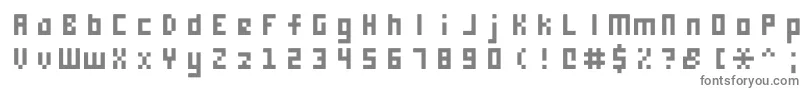 Шрифт Monooge0556 – серые шрифты на белом фоне