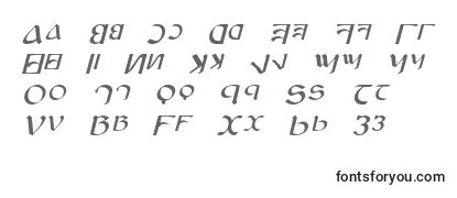 Schriftart AnayankaItalic