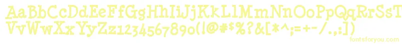 Minynb Font – Yellow Fonts