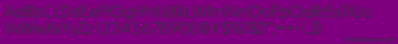 OrnitonsXlight Font – Black Fonts on Purple Background