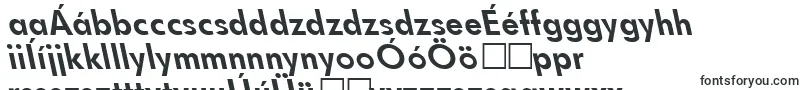 FuturistleftyBold-fontti – unkarilaiset fontit
