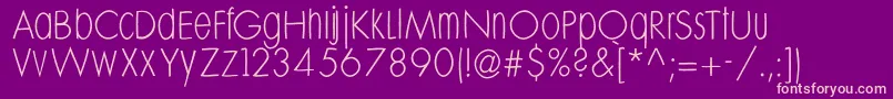 Pastfuturum Font – Pink Fonts on Purple Background