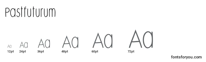 Pastfuturum Font Sizes