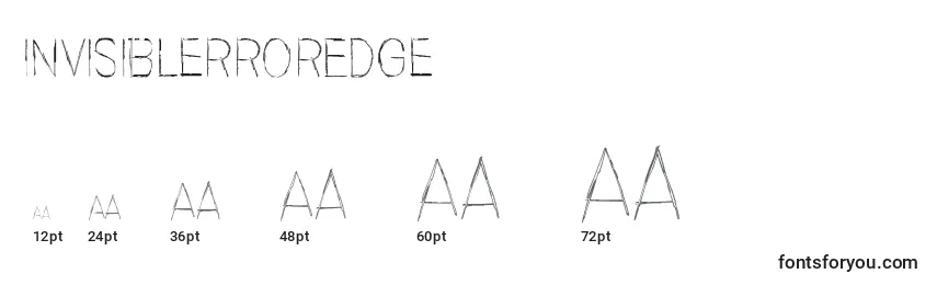 InvisiblerrorEdge Font Sizes