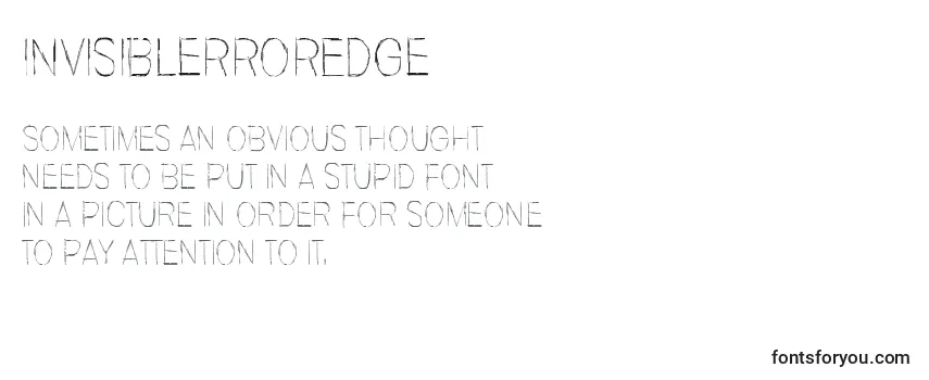 InvisiblerrorEdge Font