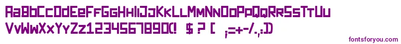 Darkforest Font – Purple Fonts on White Background
