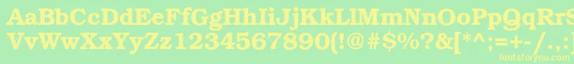 More about BookmancDemi Font BookmancDemi Font – Yellow Fonts on Green Background