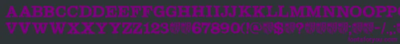 DkSouthwark Font – Purple Fonts on Black Background
