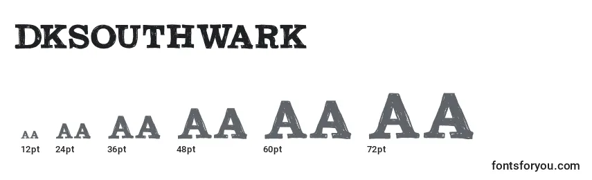 DkSouthwark Font Sizes