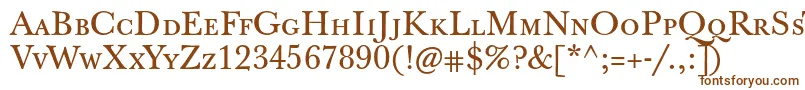 Jbaskervilletcaps Font – Brown Fonts on White Background