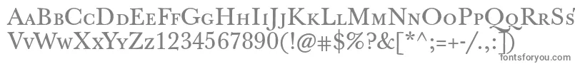 Jbaskervilletcaps Font – Gray Fonts on White Background