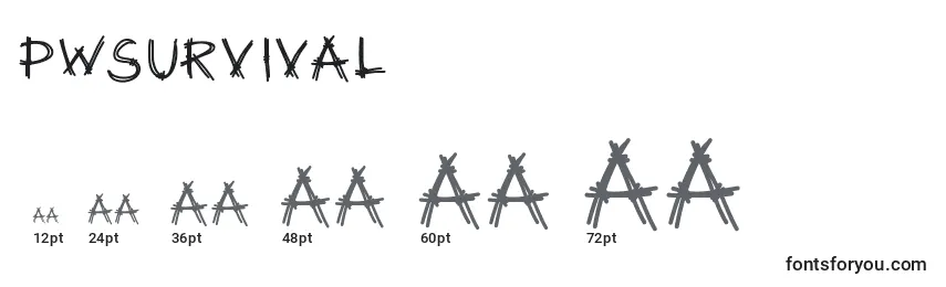 Pwsurvival Font Sizes