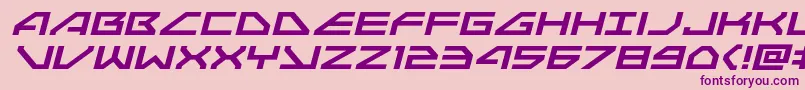fuente Neonavyexpandital – Fuentes Moradas Sobre Fondo Rosa