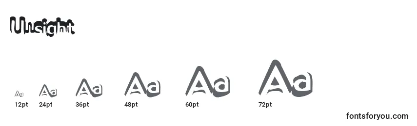 Unsight Font Sizes