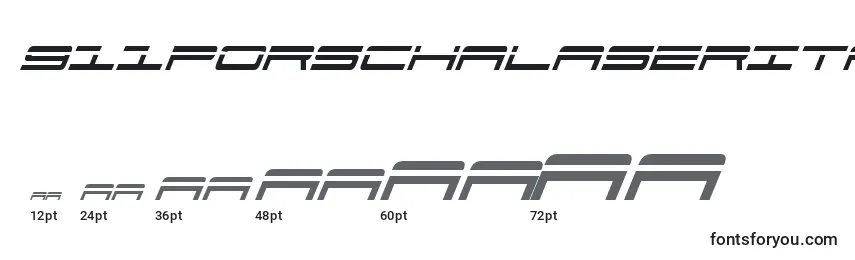Размеры шрифта 911PorschaLaserItalic