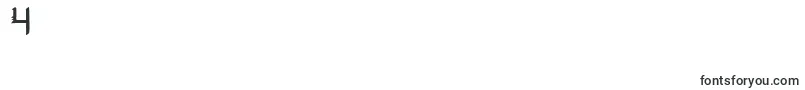 フォントGypsyroadc – フォント数字4