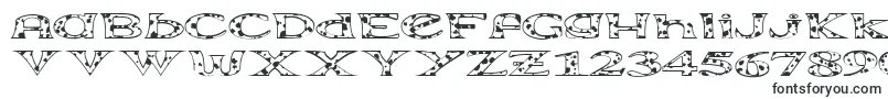 Extravac-fontti – Alkavat E:lla olevat fontit