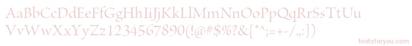 BriosoproMediumdisp Font – Pink Fonts on White Background