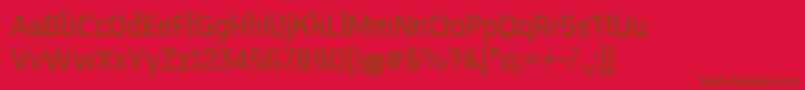 fuente MidnightKernboyRegular – Fuentes Marrones Sobre Fondo Rojo