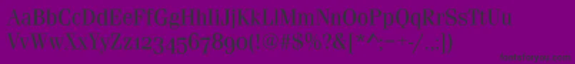 FerraraOsfRegular Font – Black Fonts on Purple Background