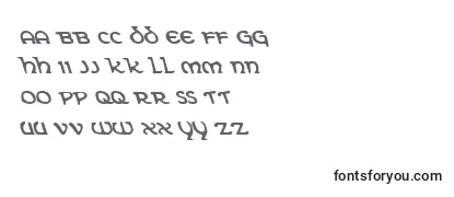 ErinGoBraghLeftalic-fontti