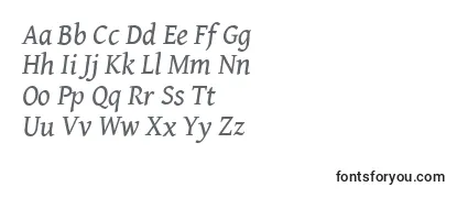 GentiumBookBasicItalic-fontti