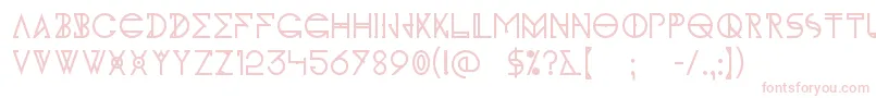 KhIdonx Font – Pink Fonts on White Background