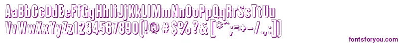 Шрифт IAmHueca – фиолетовые шрифты