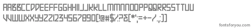 TheCitadels-fontti – harmaat kirjasimet valkoisella taustalla