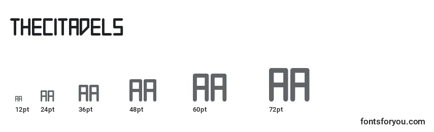 TheCitadels Font Sizes