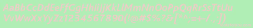 Más sobre la fuente BlissproBolditalic fuente BlissproBolditalic – Fuentes Rosadas Sobre Fondo Verde