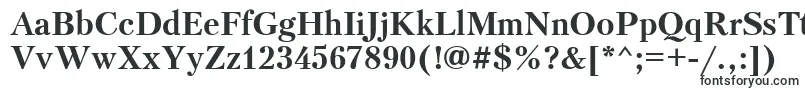 Шрифт Ptr3 – шрифты с засечками