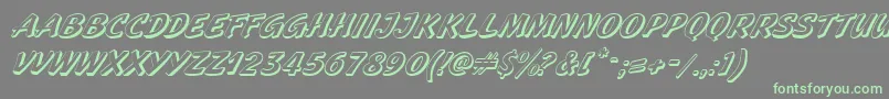 En savoir plus sur la police GeckoItalic Police GeckoItalic – polices vertes sur fond gris