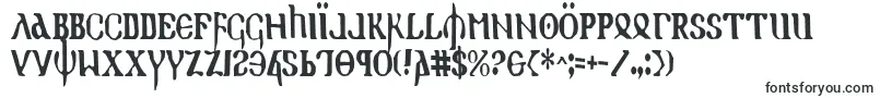 Шрифт Holyv2c – античные шрифты