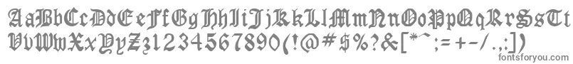 GotCond Font – Gray Fonts on White Background