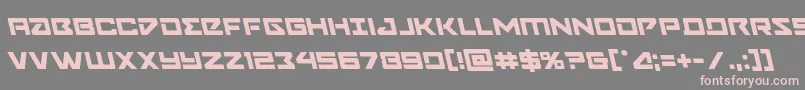 Navycadetleft Font – Pink Fonts on Gray Background