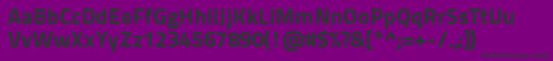 Fonte Titilliummaps29l999wt – fontes pretas em um fundo violeta