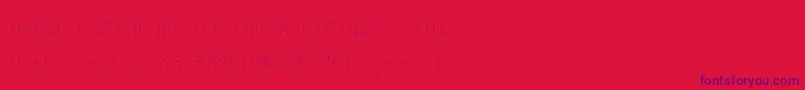 Police GalacticasUltralight – polices violettes sur fond rouge