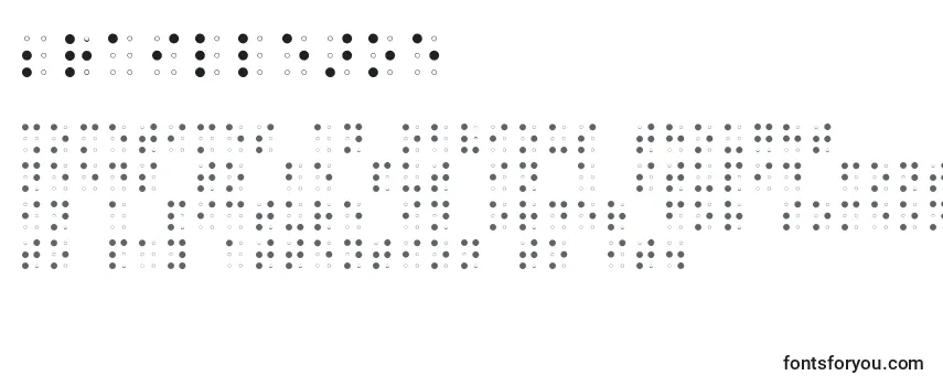 BrailleAoe -fontin tarkastelu