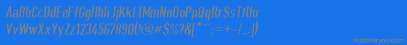 Police Giveahootdpobl – polices grises sur fond bleu