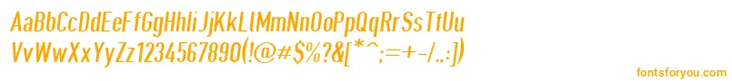 Шрифт Giveahootdpobl – оранжевые шрифты